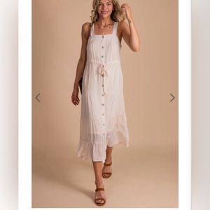 NWT Listicle dress off white Size L